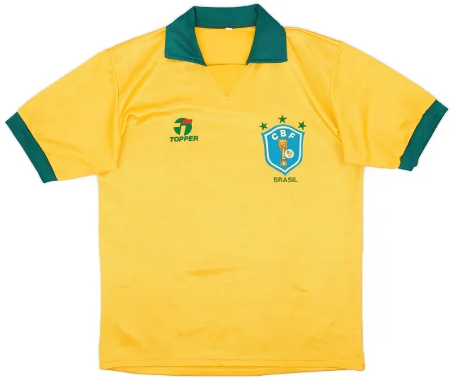 1990 Brazil Home Shirt - 8/10 - (M)