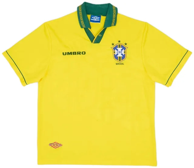 Umbro 1993-94 Brazil Home Shirt - 6/10 - (L)