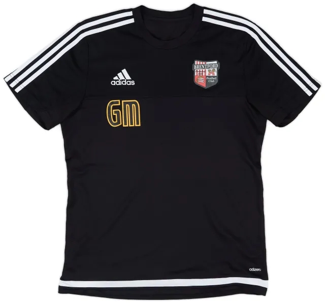 adidas 2015-16 Brentford Staff Issue adizero Training Shirt GM - 9/10 - (M)