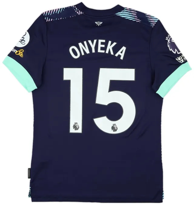 Umbro 2023-24 Brentford Match Issue Third Shirt Onyeka #15