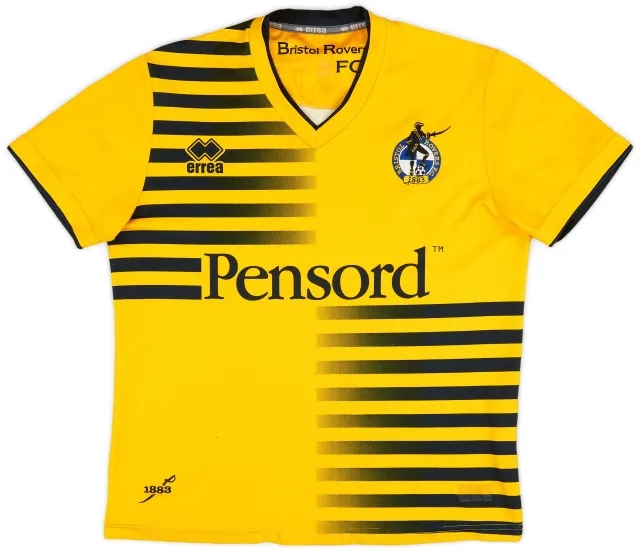 Errea 2015-16 Bristol Rovers Away Shirt - 7/10 - (S)