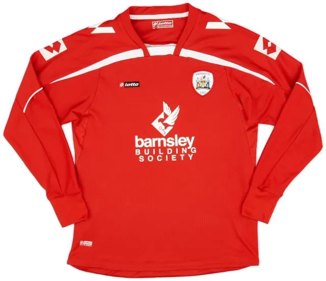 Lotto 2010-11 Barnsley Home L/S Shirt - 8/10 - (S)