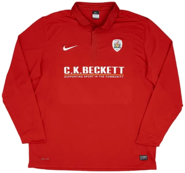 Nike 2011-12 Barnsley Home L/S Shirt - 6/10 - (XXL)