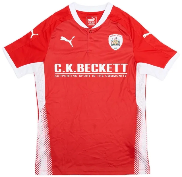 Puma 2017-18 Barnsley Home Shirt - 8/10 - (S)