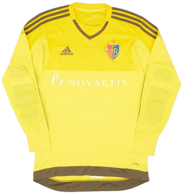 adidas 2014-15 FC Basel 'Signed' GK Shirt - 8/10 - (S)