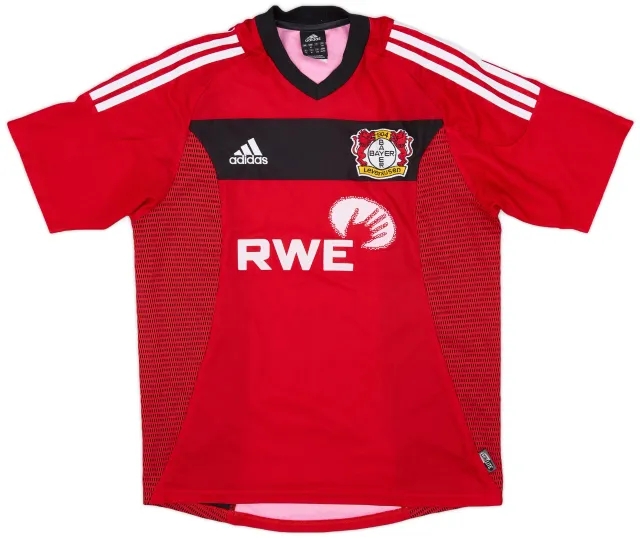 adidas 2002-04 Bayer Leverkusen Home Shirt - 8/10 - (XL.Boys)