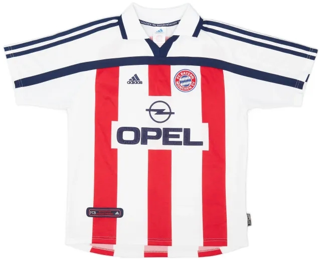 adidas 2000-01 Bayern Munich Away Shirt - 9/10 - (Y)