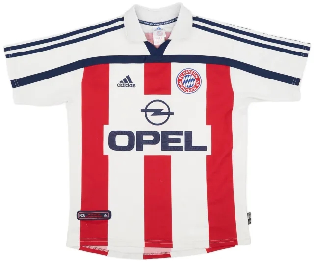 adidas 2000-01 Bayern Munich Away Shirt - 7/10 - (XL.Boys)