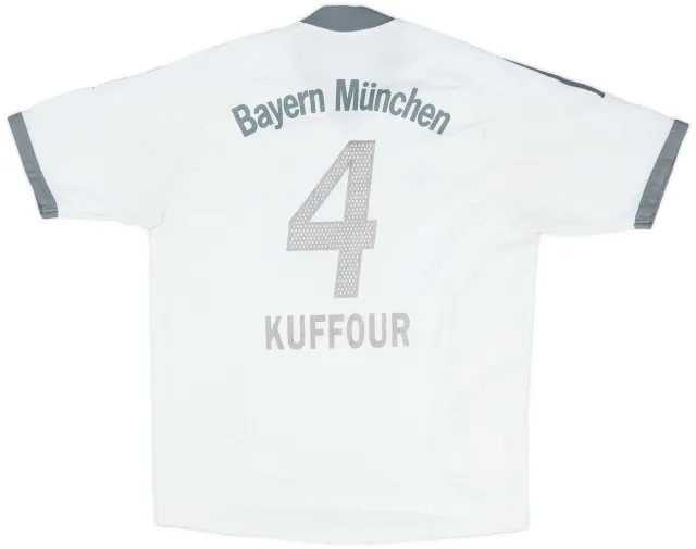 adidas 2002-03 Bayern Munich Away Shirt Kuffour #4 - 5/10 - (M)