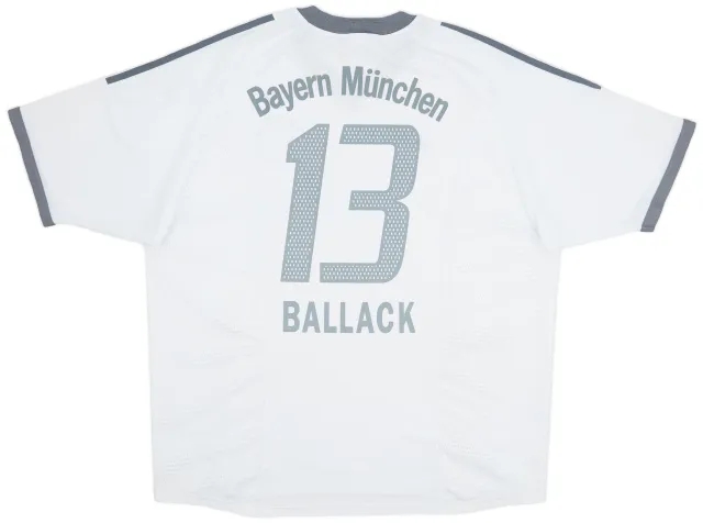adidas 2002-03 Bayern Munich Away Shirt Ballack #13 - 9/10 - (XXL)