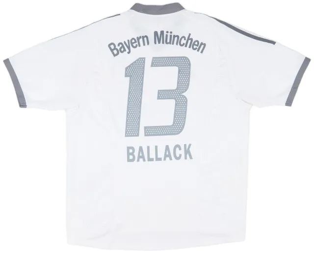 adidas 2002-03 Bayern Munich Away Shirt Ballack #13 - 7/10 - (L)