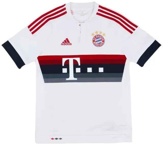 adidas 2015-16 Bayern Munich Away Shirt - 7/10 - (XL.Boys)