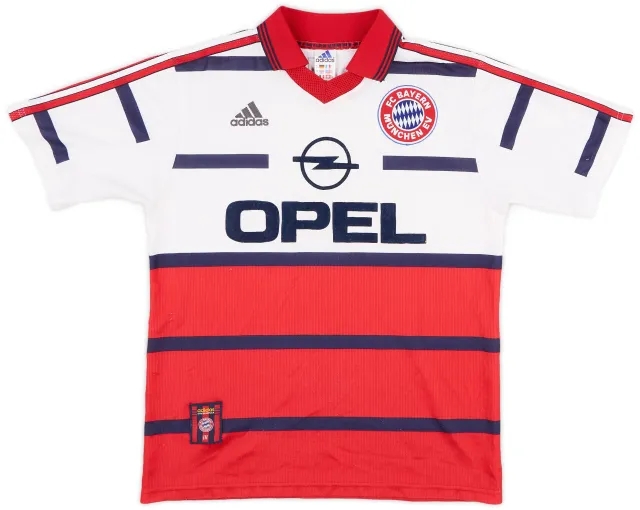 adidas 1998-00 Bayern Munich Away Shirt - 8/10 - (XL.Boys)