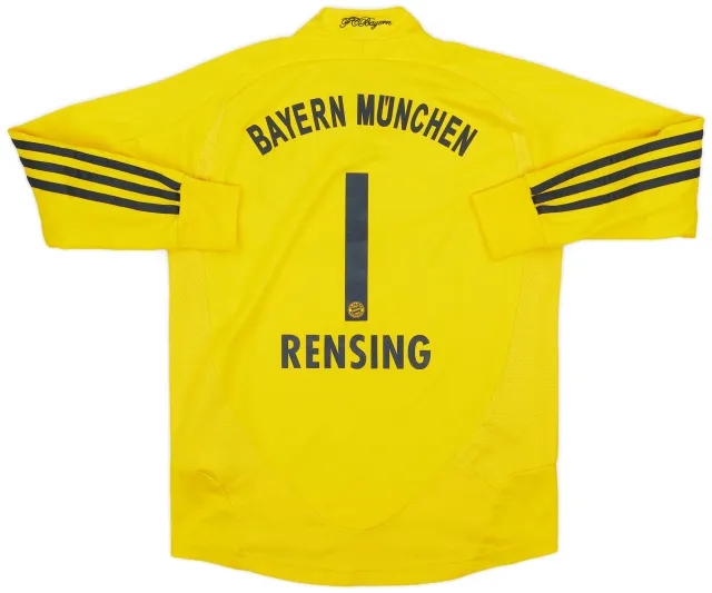 adidas 2008 Bayern Munich GK Shirt Rensing #1 - 7/10 - (M.Boys)