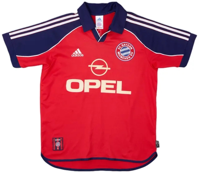 adidas 1999-01 Bayern Munich Home Shirt - 7/10 - (XL.Boys)