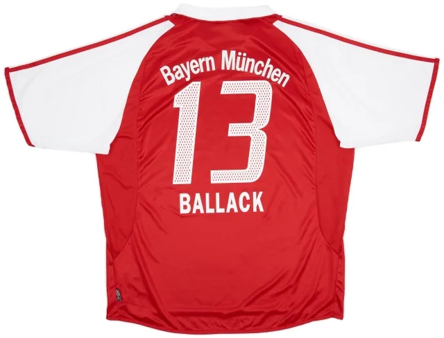 adidas 2003-04 Bayern Munich Home Shirt Ballack #13 (XL)