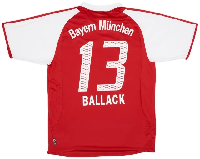 adidas 2003-04 Bayern Munich Home Shirt Ballack #13 (M)