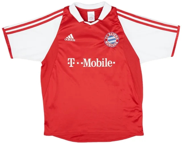 adidas 2003-04 Bayern Munich Home Shirt - 8/10 - (XL.Boys)