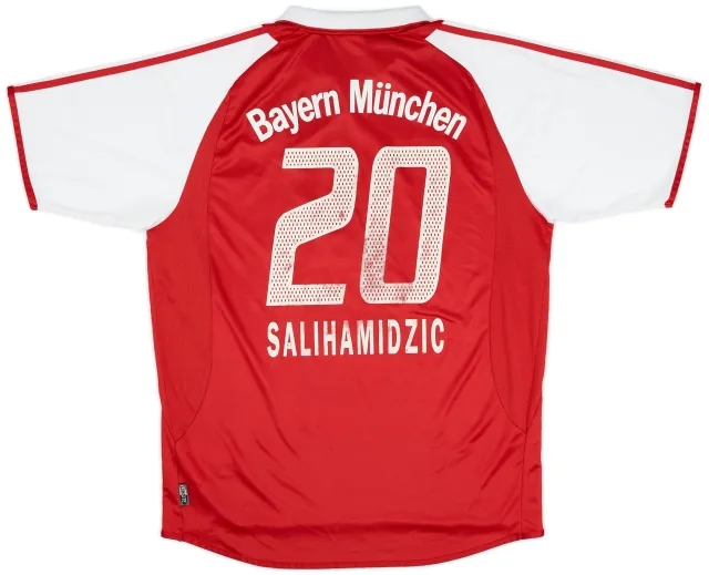 adidas 2003-04 Bayern Munich Home Shirt Salihamidzic #20 - 6/10 - (L)