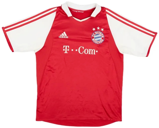 adidas 2004-05 Bayern Munich Home Shirt - 8/10 - (XL.Boys)