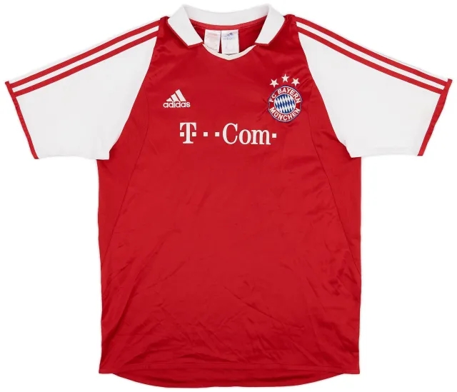 adidas 2004-05 Bayern Munich Home Shirt - 8/10 - (XL.Boys)