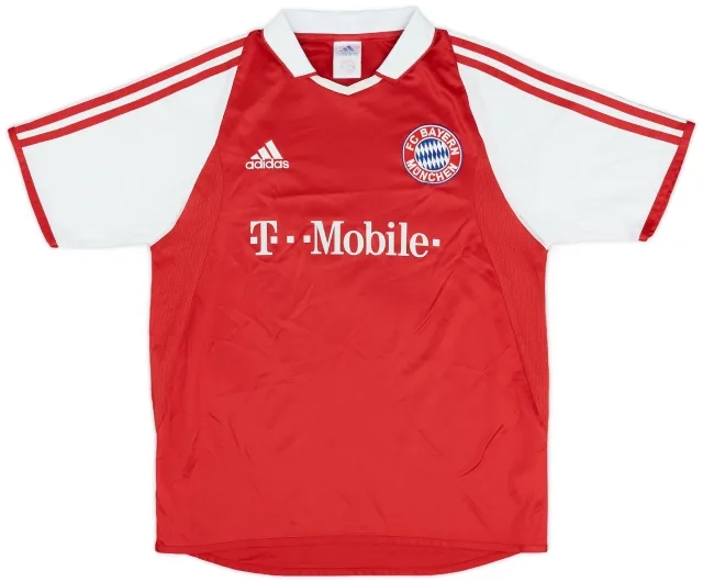 adidas 2004-05 Bayern Munich Home Shirt - 7/10 - (XL.Boys)