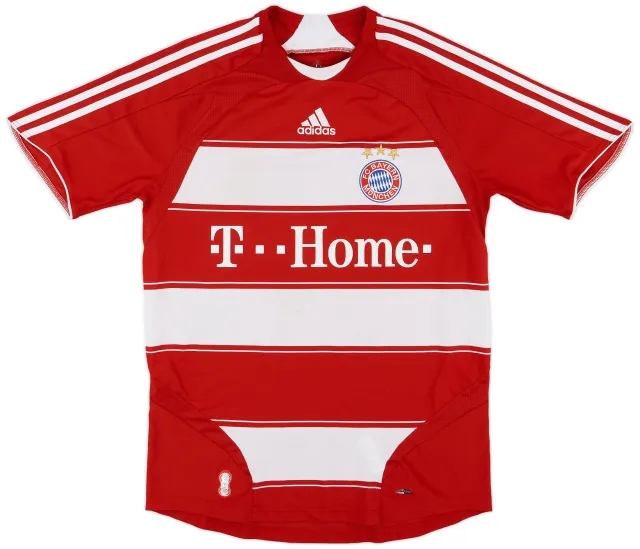 adidas 2007-08 Bayern Munich Home Shirt - 7/10 - (S)