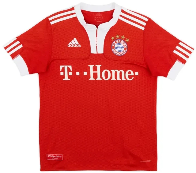 adidas 2009-10 Bayern Munich Home Shirt - 7/10 - (L.Boys)