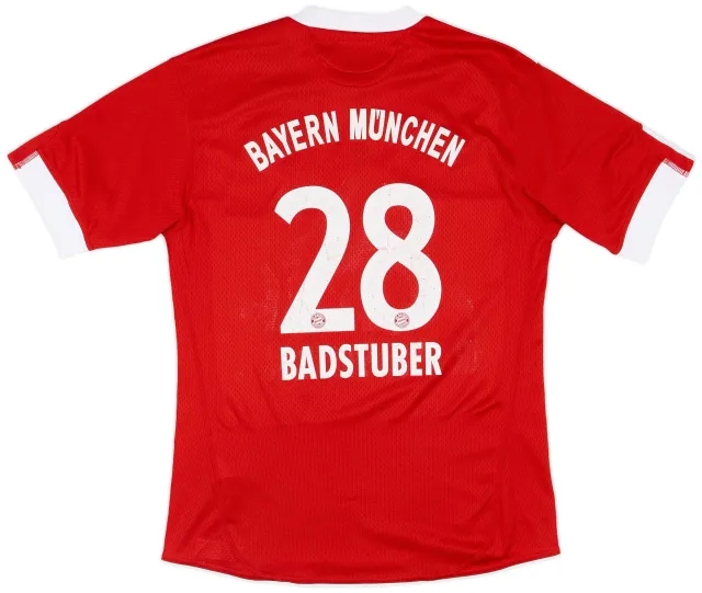 adidas 2009-10 Bayern Munich Home Shirt Badstuber #28 - 5/10 - (Women's S)