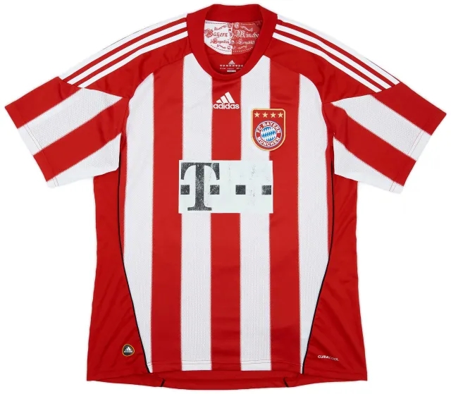 adidas 2010-11 Bayern Munich Home Shirt - 5/10 - (L)