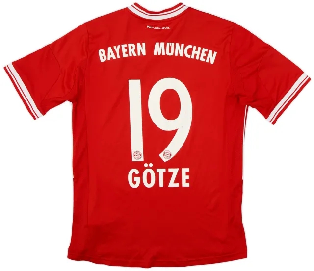adidas 2013-14 Bayern Munich Home Shirt Gotze #19 - 6/10 - (XL.Boys)