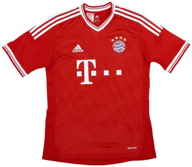 adidas 2013-14 Bayern Munich Home Shirt - 9/10 - (XL.Boys)
