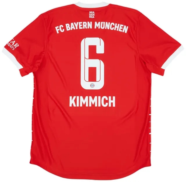 adidas 2022-23 Bayern Munich Authentic Home Shirt Kimmich #6 - 9/10 - (L)