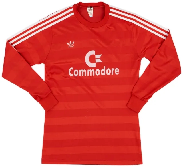 adidas 1984-89 Bayern Munich Home L/S Shirt - 9/10 - (M)