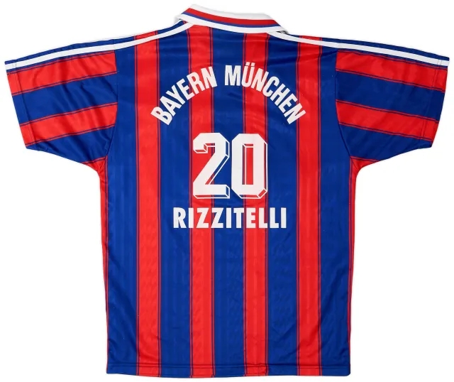 adidas 1995-97 Bayern Munich Home Shirt Rizzitelli #20 - 8/10 - (S)