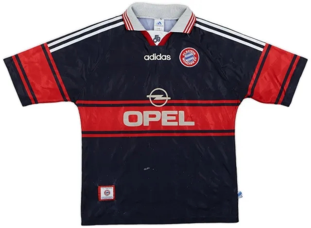 adidas 1997-99 Bayern Munich Home Shirt - 6/10 - (XL.Boys)