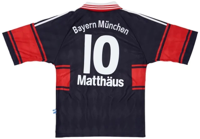 adidas 1997-99 Bayern Munich Home Shirt Matthaus #10 - 7/10 - (S)