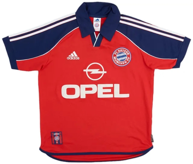adidas 1999-01 Bayern Munich Home Shirt - 7/10 - (Y)
