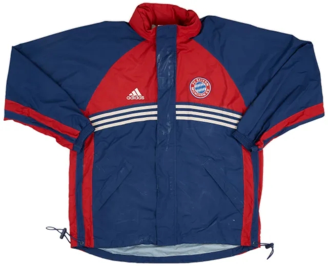 1998-00 Bayern Munich adidas Hooded Rain Jacket - 5/10 - (M/L)