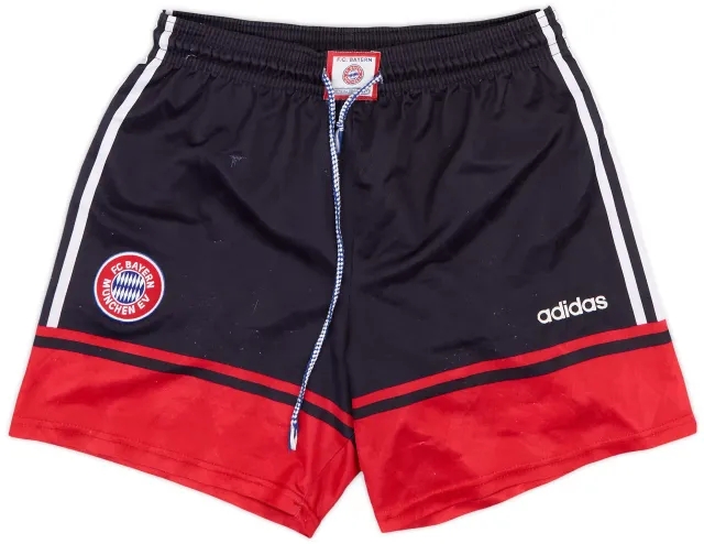 adidas 1997-99 Bayern Munich Home Shorts - 7/10 - (M)
