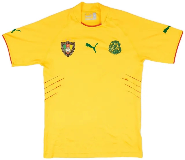 Puma 2004-06 Cameroon Away Shirt - 9/10 - (M)