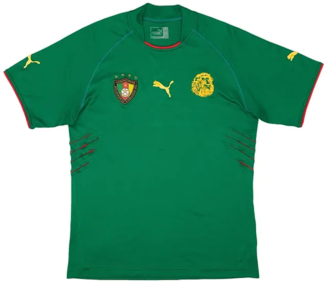 Puma 2004-06 Cameroon Home Shirt - 9/10 - (M)