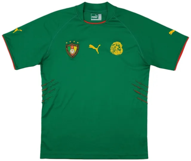 Puma 2004-06 Cameroon Home Shirt - 9/10 - (XL)