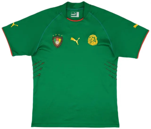 Puma 2004-06 Cameroon Home Shirt - 6/10 - (M)