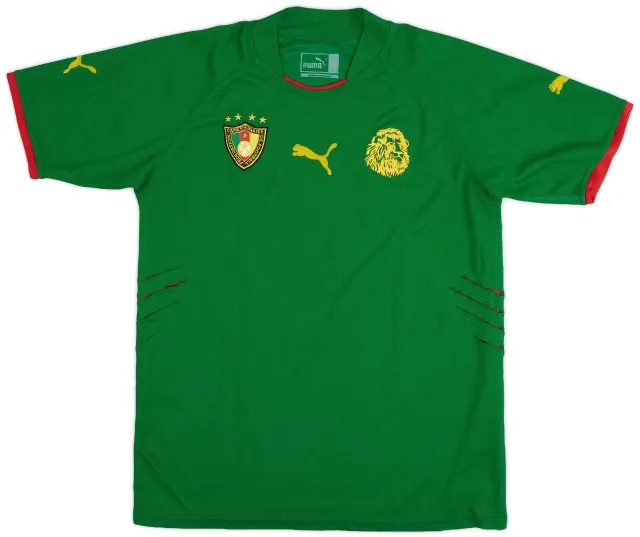 Puma 2004-06 Cameroon Home Shirt - 6/10 - (M)