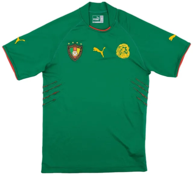 Puma 2004-06 Cameroon Home Shirt - 8/10 - (M)