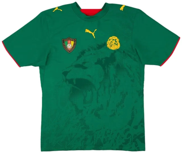 Puma 2006-08 Cameroon Home Shirt - 8/10 - (S)