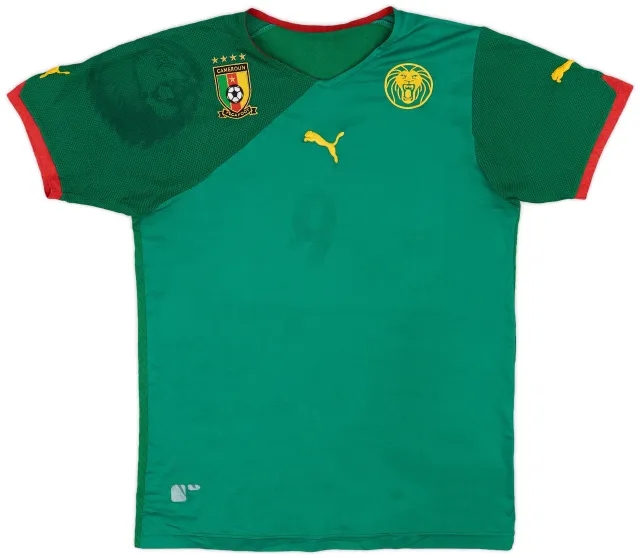 Puma 2010-11 Cameroon Home Shirt - 5/10 - (M)
