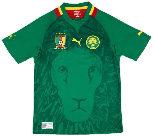 Puma 2012-14 Cameroon Home Shirt - 9/10 - (S)
