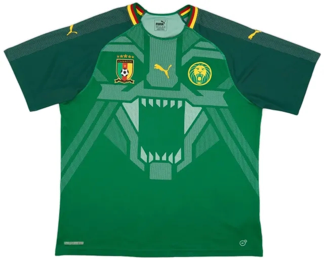 Puma 2018-19 Cameroon Home Shirt - 8/10 - (XXL)